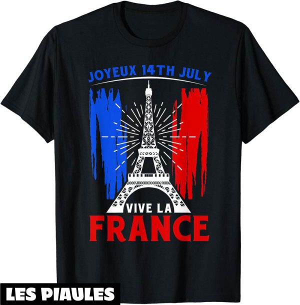 Fete Nationale T-Shirt Joyeux 14 Juillet Celtique Francaise