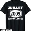 Fete Nationale T-Shirt Juillet 2009 14 Ans Cadeau