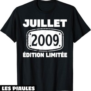 Fete Nationale T-Shirt Juillet 2009 14 Ans Cadeau
