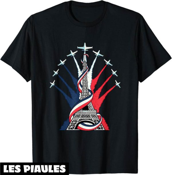 Fete Nationale T-Shirt Le 14 Juillet Tour Eiffel Bastille