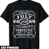 Fete Nationale T-Shirt Millesime Juillet 2010 Cadeau 14