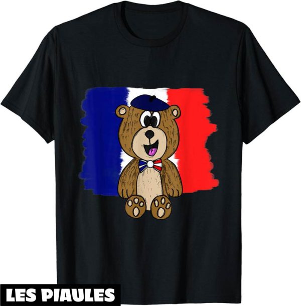 Fete Nationale T-Shirt Ours Francais Du 14 Juillet