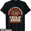 Fete Nationale T-Shirt Skater 14 Ans Ne En Juillet 2010