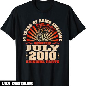 Fete Nationale T-Shirt Skater 14 Ans Ne En Juillet 2010