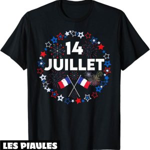 Fete Nationale T-Shirt Tricolore France Bastille14 Juillet