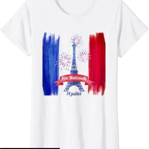 Fete Nationale T-Shirt Vive La France Bon 14 Juillet