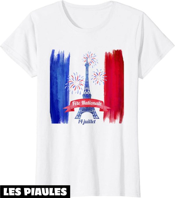 Fete Nationale T-Shirt Vive La France Bon 14 Juillet