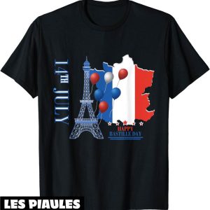 Fete Nationale T-Shirt Vive La France Fraternite