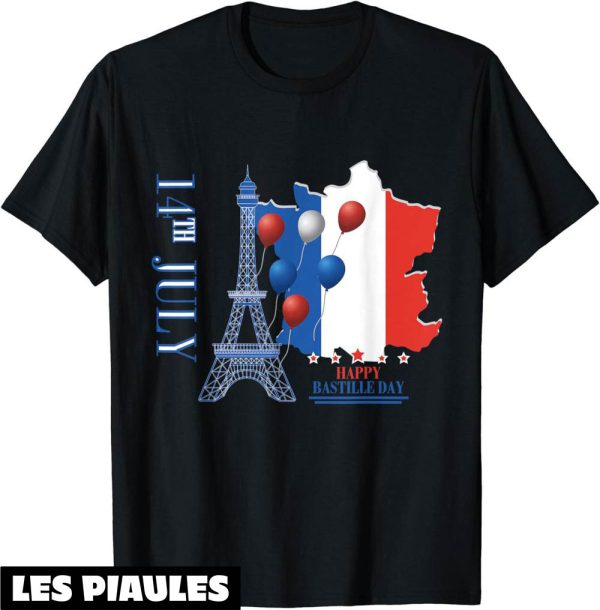 Fete Nationale T-Shirt Vive La France Fraternite