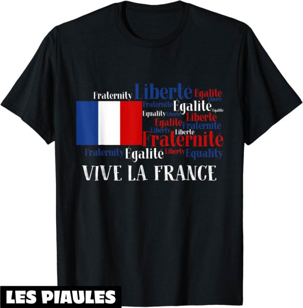 Fete Nationale T-Shirt Vive La France Le 14 Juillet
