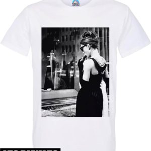 Film T-Shirt Audrey Hepburn Actrice Star Hollywood Vintage