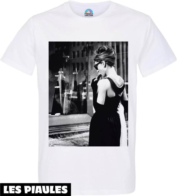 Film T-Shirt Audrey Hepburn Actrice Star Hollywood Vintage