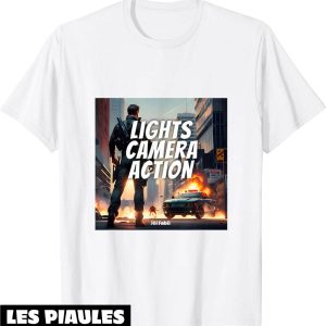 Film T-Shirt D&rsquo;action Avec Camera Lumineuse