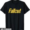 Film T-Shirt Fallout Tv Series Logo Eclair Jaune