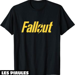 Film T-Shirt Fallout Tv Series Logo Eclair Jaune