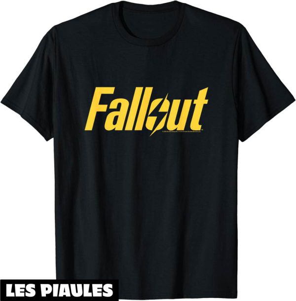Film T-Shirt Fallout Tv Series Logo Eclair Jaune