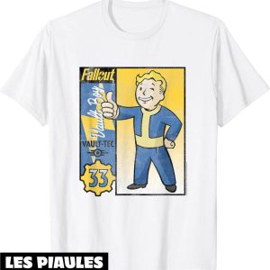 Film T-Shirt Fallout Tv Series Vault-Tec Cartes