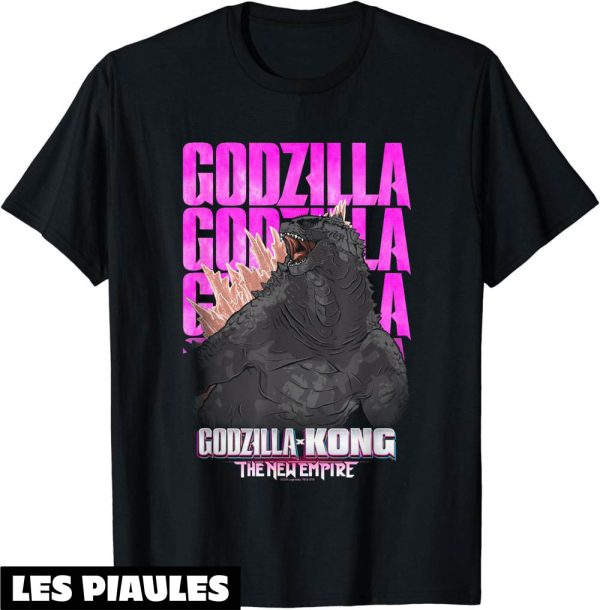 Film T-Shirt Godzilla X Kong The New Empire Film Godzilla