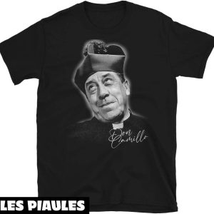 Film T-Shirt Imprime Don Camillo Fernandel Acteur Francais