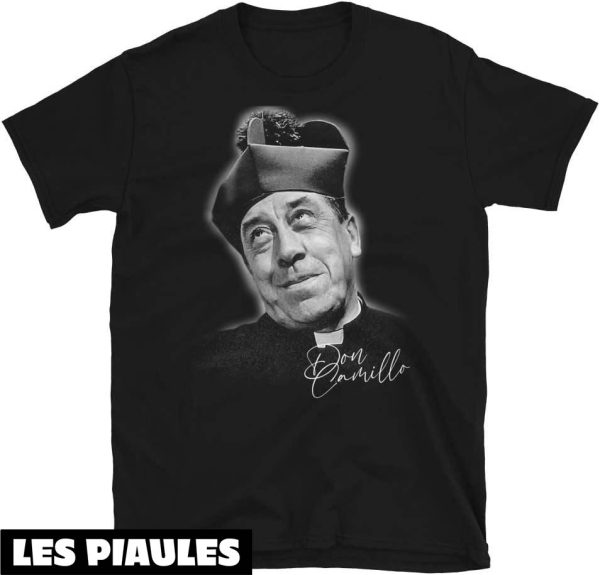 Film T-Shirt Imprime Don Camillo Fernandel Acteur Francais