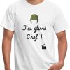 Film T-Shirt J’ai Glisse Chef Humour Film Culte Parodie