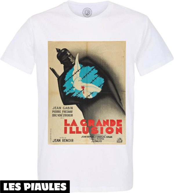 Film T-Shirt La Grande Illusion Vieille Affiche Francaise