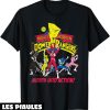 Film T-Shirt Le Logo Power Rangers Se Transforme En Action
