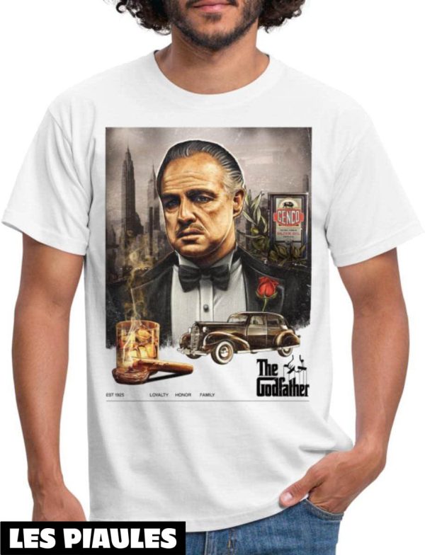 Film T-Shirt Le Parrain Film De Mafia Don Corleone Merch