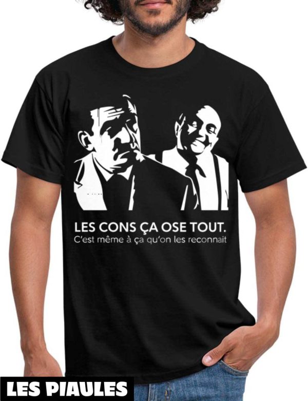 Film T-Shirt Les Cons Ca Ose Tout Citation Lino Ventura
