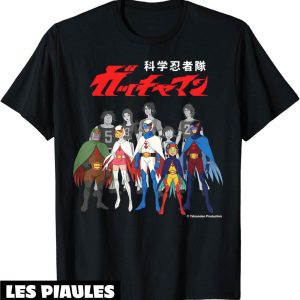 Film T-Shirt Line-Up Alter Ego Avec Logo Manga Gatchaman