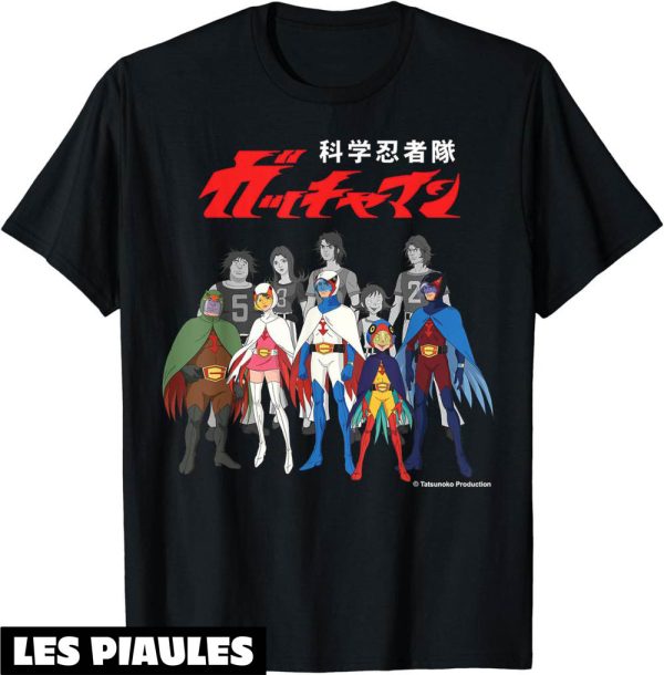 Film T-Shirt Line-Up Alter Ego Avec Logo Manga Gatchaman