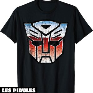 Film T-Shirt Logo Transformers Autobot Vieilli