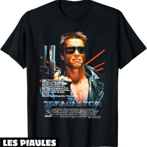 Film T-Shirt Poster Du Film Us The Terminator