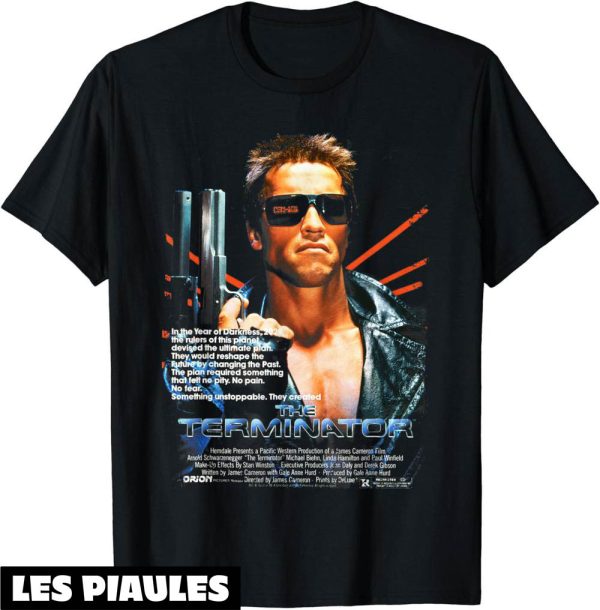 Film T-Shirt Poster Du Film Us The Terminator