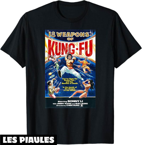 Film T-Shirt Retro De Film D’arts Martiaux Vintage Kungfu