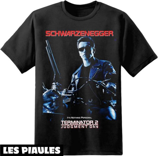 Film T-Shirt Terminator 2 Retro Style Classique
