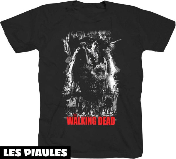 Film T-Shirt Twd Zombie Horreur Serie Walking Dead