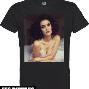 Film T-Shirt Winona Ryder Actrice Hollywood Celebrite Photo