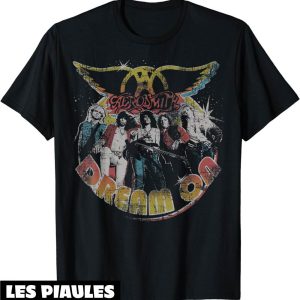 Musique T-Shirt Aerosmith Reve Sur Portrait