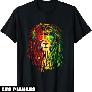 Musique T-Shirt Amateurs De Musique Reggae Lion Royal