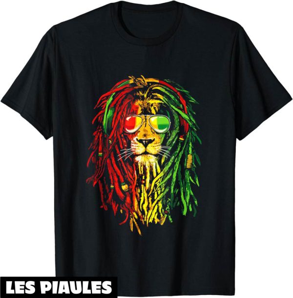 Musique T-Shirt Amateurs De Musique Reggae Lion Royal