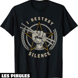 Musique T-Shirt Baguette De Batterie Drole Cadeau