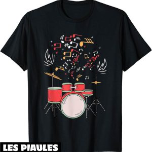 Musique T-Shirt Batteur Batterie De Musique Rock Cadeaux Ado