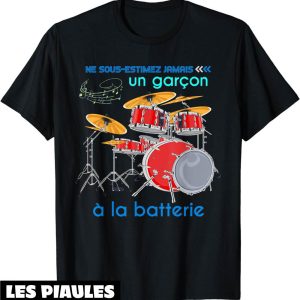 Musique T-Shirt Batteur Drums Musicien Musique Cadeau