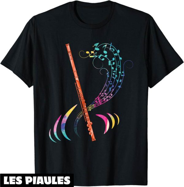 Musique T-Shirt Cadeau Pour Le Flutiste Orchestre Flute