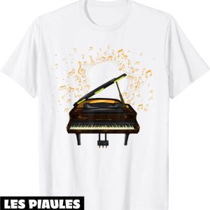 Musique T-Shirt Cadeau Pour Un Pianiste Notes De Musique