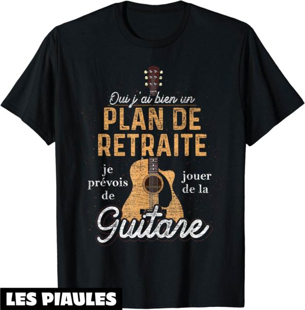 Musique T-Shirt Cadeau Rock Musique Plan De Retraite