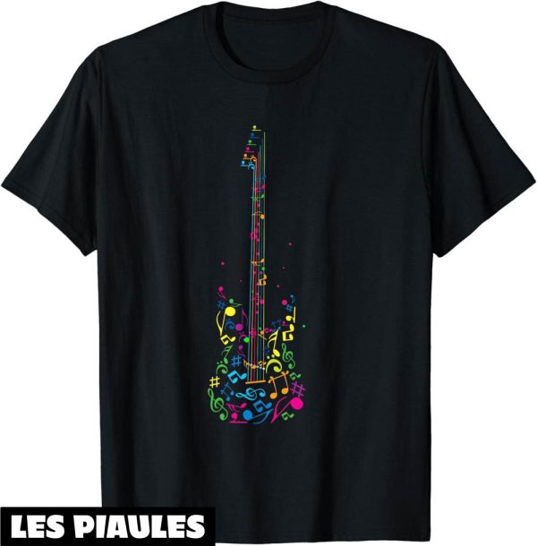 Musique T-Shirt Cle De Sol Notes De Musique L’instrument