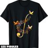 Musique T-Shirt Compositeur Notes De Oiseaux Cle De Sol