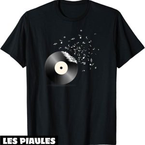 Musique T-Shirt Disque Vinyle  Notes De Musique